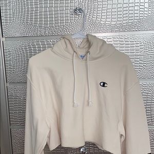 Cropped champion hoodie